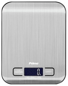 Primo PRKS-40469 Ζυγαριά Κουζίνας Ψηφιακή 5Kg-1g Φωτιζόμενη οθόνη Inox