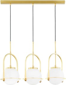 Κρεμαστό Φωτιστικό Rosso 3XE27 Αντικέ Μπρονζέ