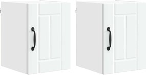 vidaXL Ντουλάπα Τοίχου LUCCA 2 pcs Λευκό 30 x 31 x 40 εκ.
