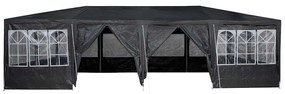 vidaXL Σκηνή Πάρτυ Γκρι και Λευκό 800 x 400 x 266 εκ