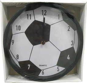Ρολόι τοίχου - Soccer - XH-6629 - 166290 - Black