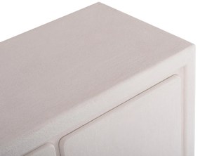 ΜΠΟΥΦΕΣ ΣΕΙΡΑ SANTORINI  MDF ΣΕ ΥΠΟΛΕΥΚΟ ΧΡΩΜΑ-3 ΣΥΡΤΑΡΙΑ &amp; 2 ΠΟΡΤΕΣ 120x38x80Υεκ.