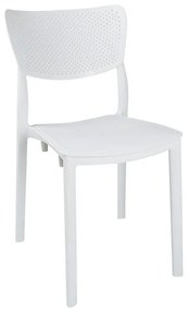 Τραπεζαρία Groovy-Ignite σετ 5τεμ PP λευκό 80x80x74,5εκ. 80x80x74.5 εκ.