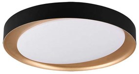 Φωτιστικό Οροφής - Πλαφονιέρα Zeta R62712402 24W Led Φ48cm 7cm Black RL Lighting Plastic
