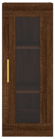 vidaXL Ντουλάπι Καφέ Δρυς 34,5 x 34 x 180 εκ. από Επεξεργασμένο Ξύλο