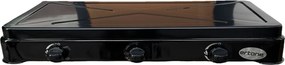 ERTONE ERT-MN-213NG BLACK 3 GAS Εστία Υγραερίου