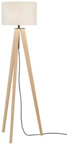 Επιδαπέδιο Φωτιστικό SHINE-WOOD Φυσικό Ξύλο-Άμμος 40480 Fischer Honsel-40480-Μπεζ 40480