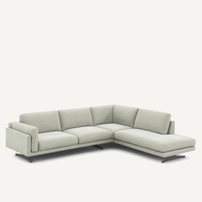 Γωνιακός καναπές από βελούδο stonewashed, CESAR