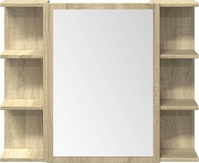 vidaXL Σετ Επίπλων Μπάνιου 3 Τεμαχίων Sonoma Δρυς Επεξεργασμένο Ξύλο