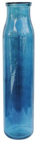 Βάζο Γυάλινο 028.6079C039 76cm Blue Γυαλί