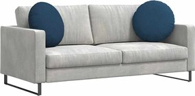 vidaXL Μαξιλάρια καθισμάτων 2 pcs Μπλε Ø50 x 19 εκ ύφασμα