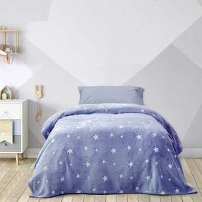Κουβέρτα Μονή 150x220 - Glow Star Blue 5206482049901