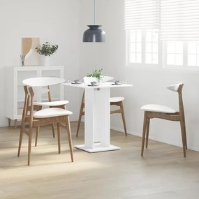 vidaXL Τραπέζι Bistro Λευκό 60 x 60 x 75 εκ. Επεξ. Ξύλο