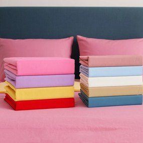 Σεντόνι Μονό Με Λάστιχο (100x200+25) Anna Riska Prestige Ροζ