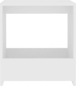 vidaXL Τραπέζι Βοηθητικό Λευκό 50 x 26 x 50 εκ. Επεξ. Ξύλο