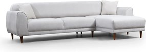 Corner Sofa-Bed Image Corner Right ( L3-Chl ) - Beige Beige