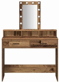 vidaXL Τραπέζι περιποίησης Καφέ 100 x 41 x 140 εκ. Επεξεργασμένο ξύλο