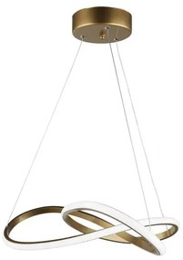 Κρεμαστό Φωτιστικό Οροφής LED 48W 3CCT Mercury-50 Heronia Lighting 01-0350 Χρυσό