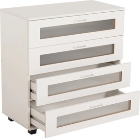 ΣΥΡΤΑΡΙΕΡΑ ΜΕΛΑΜΙΝΗΣ THORGAN HM9880.03 4 ΣΥΡΤΑΡΙΑ-ΛΕΥΚΟ ΧΡΩΜΑ 80Χ40Χ83Υεκ