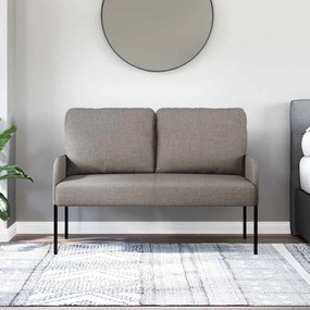 vidaXL Καναπέδες με μαξιλάρι 110cm Taupe Κόντρα πλακέ