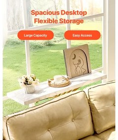 VEVOR Narrow Console Sofa Table Couch Table 39.4 in for Entryway &amp; Living Room