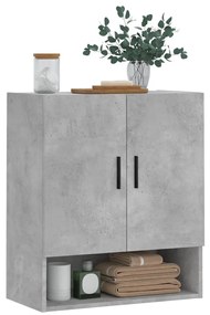 vidaXL Ντουλάπι Τοίχου Γκρι Σκυρ. 60x31x70 εκ. Επεξεργασμένο Ξύλο
