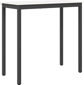 vidaXL Τραπέζι μπαρ Λευκό 110 x 55 x 105 εκ. Στερεά ξυλεία πεύκου