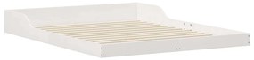vidaXL Σκελετός Κρεβατιού Λευκό 160 x 220 cm Μασίφ ξύλο πεύκου