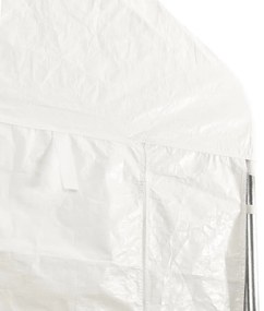 vidaXL Κιόσκι με Τέντα Λευκό 6,69 x 4,08 x 3,22 μ. από Πολυαιθυλένιο