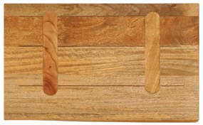 vidaXL Επιφάνεια Τραπεζιού 40x20x2,5 εκ. Live Edge Μασίφ Ξύλο Μάνγκο
