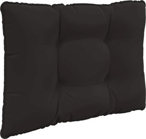 vidaXL Μαξιλάρι Καναπέ Εξωτερικού Χώρου 2 pcs Μαύρο Πολυεστέρας