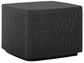 vidaXL Τραπέζι Κήπου Γκρι 53 x 53 x 40 εκ. Πλαστικό