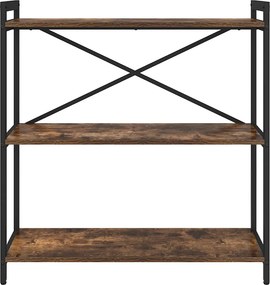 vidaXL Ράφι Βιβλίων Καπνιστό Δρύς 80 x 30 x 85 cm Επεξεργασμένο ξύλο