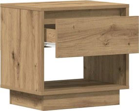 vidaXL Κομοδίνο 2 τεμ. Artisan Oak 45 x 34 x 44 εκ Επεξεργασμένο Ξύλο