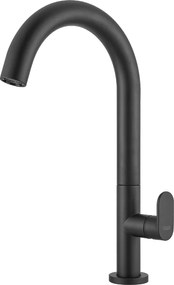 Armando Vicario Slim Black Matt 500041 – Μπαταρία επιτραπέζιου νιπτήρα