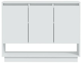 vidaXL Συρταριέρα Λευκή 97x31x75 εκ. από Επεξεργασμένο Ξύλο
