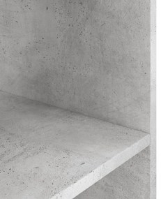 vidaXL Βάση Ενυδρείου Γκρι Σκυροδ. 120x40x60 εκ. Επεξεργασμένο Ξύλο