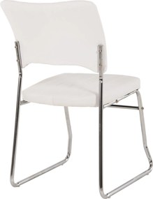 ΚΑΡΕΚΛΑ QUENTI HM1071.02 ΛΕΥΚΗ 52x60x85 εκ.