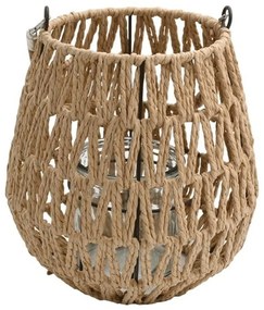 Φανάρι Ψάθινο Umeko 726-124-013 21x22cm Natural Ψάθα