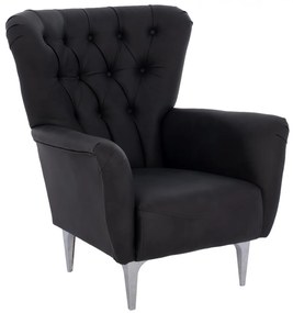 ΠΟΛΥΘΡΟΝΑ ΜΠΕΡΖΕΡΑ Τ. CHESTERFIELD ΣΕ ΧΡΩΜΑ ΜΑΥΡΟ 87x88x100 εκ. 87x88x100 εκ.