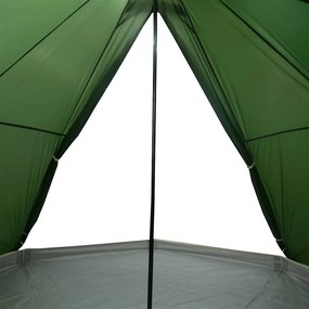 vidaXL Σκηνή Οικογενειακή Tipi 8 Ατόμων Αδιάβροχη Πράσινη