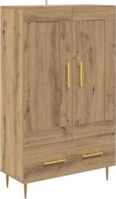 vidaXL Highboard Artisan Oak 69,5 x 31 x 115 εκ. Επεξεργασμένο Ξύλο