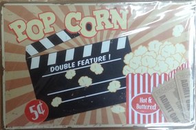 Mεταλλικός Πίνακας Pop Corn 30x20cm Etoile AAM-631-456