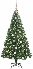 vidaXL Τεχνητό Χριστουγεννιάτικο Δέντρο με 300 LED Πράσινο 180 cm