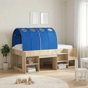vidaXL Κρεβάτι Τούνελ 2 pcs Μπλε 211 x 67.5 x 2 εκ. Πολυεστέρας