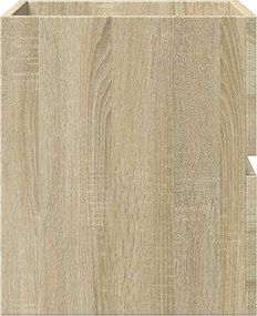 vidaXL Ντουλάπι Νιπτήρα Sonoma Δρυς 41x38,5x45 εκ. Επεξεργασμένο Ξύλο