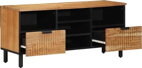 vidaXL Ντουλάπι TV Solid Acacia Wood 100 x 33,5 x 46 εκ