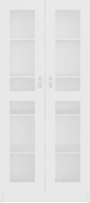 vidaXL Βιτρίνα Λευκή 82,5 x 30,5 x 185 εκ. Επεξ. Ξύλο