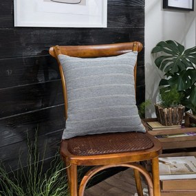 Μαξιλαροθήκη Διακοσμητική Jersey 11 Grey Teoran 43X43 Acrylic,Cotton,Polyester