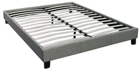 WOODWELL ΥΠΟΣΤΡΩΜΑ WILTON K/D Ύφασμα Γκρι 157x211x29 (Στρώμα 150x200)cm Ε2015,4LG